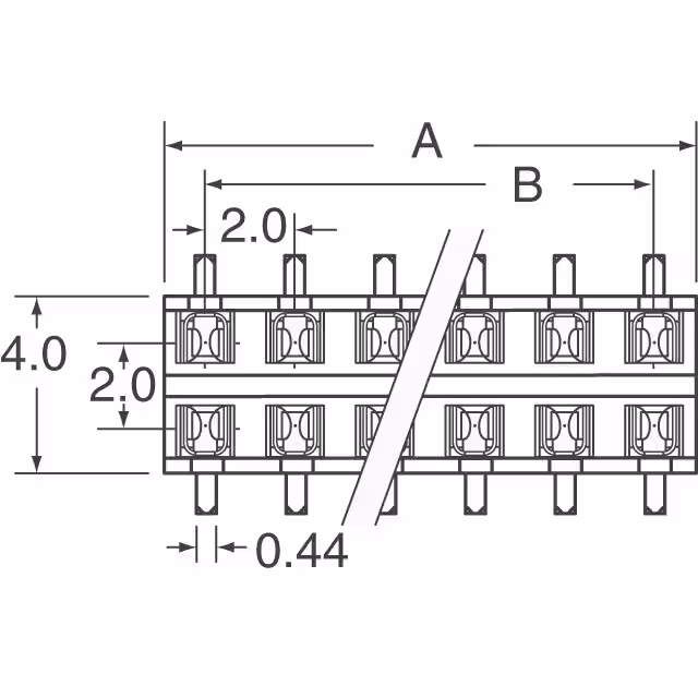 55510-304LF Amphenol ICC (FCI)  Headers Receptacles Female Sockets